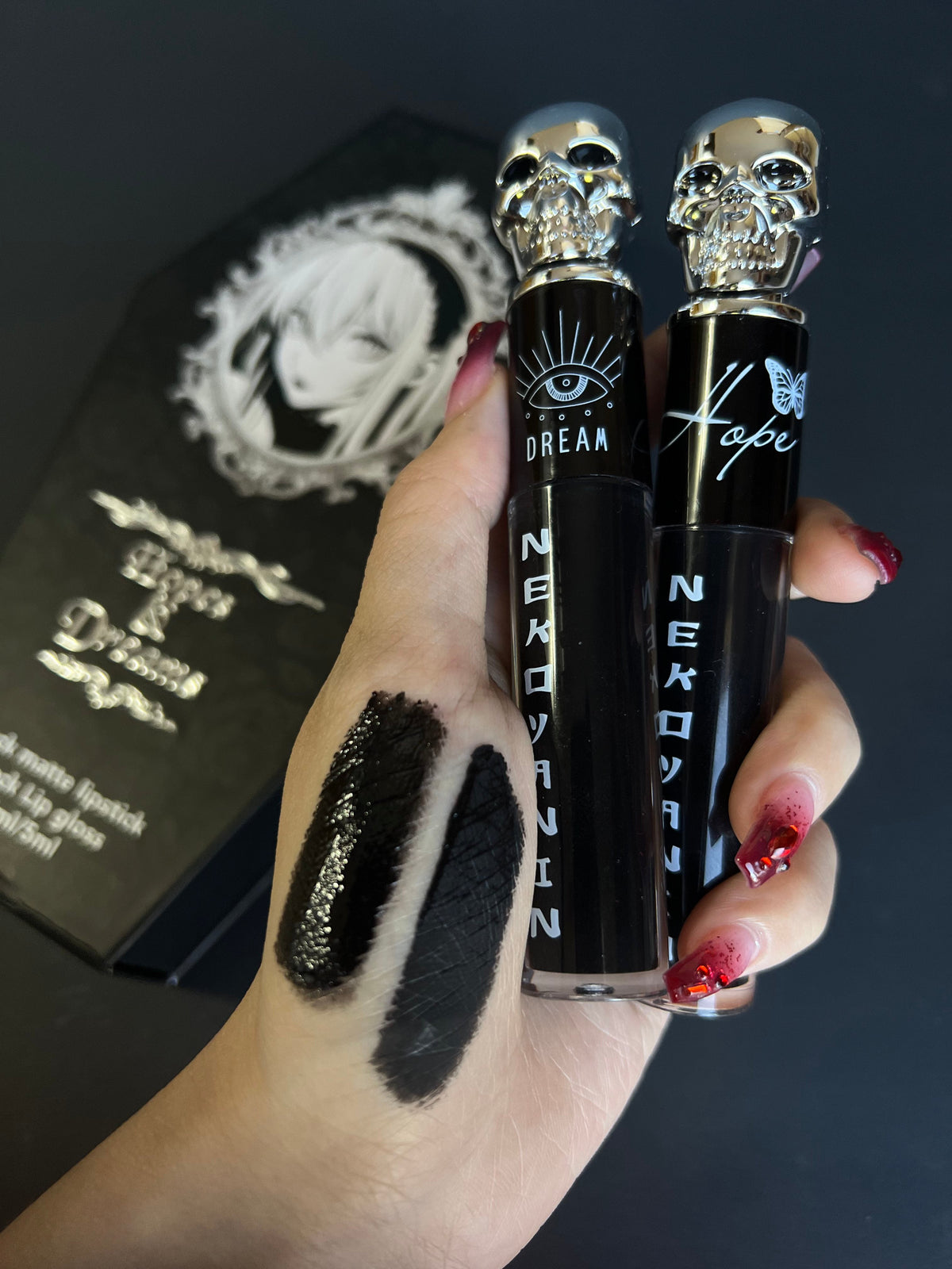 Hopes And Dreams Black Liquid Lipstick And Lipgloss Duo