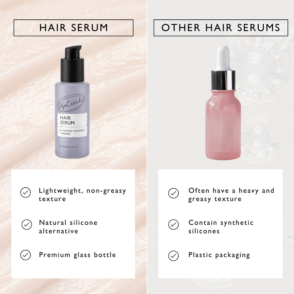 Hair Serum with Fermented Rice Water + Baobab