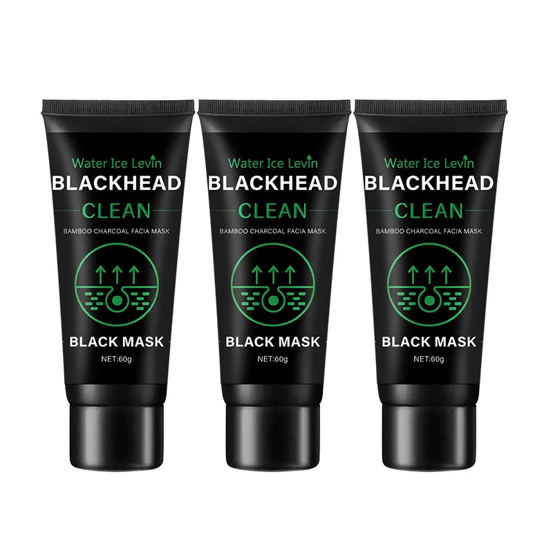 60g Bamboo Charcoal Fiber Mask Blackhead Removal Deep Mask Deep Cleansing Cleansing Exfoliating Mask Treatment Black Mask