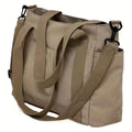 Homefish Large Capacity Nylon Crossbody Messenger Bag - Adjustable Removable Strap