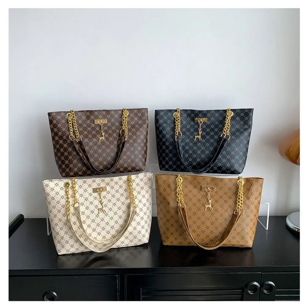 Unbranded Women Tote Bag - Large Capacity Printing Shoulder Bag For Shopping Purse.