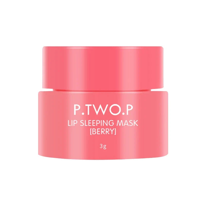 PTWOP Lip Sleep Mask Moisturizing Nourish Repair Hydrated Fade Lip Lines Anti-cracking Day And Night  Maintenance Lip Balm Care