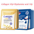 20pcs Hyaluronic Acid Collagen Face Mask skincare Moisturizing Firming Hydrating Facial Masks Sheet Mask Korean Skin Care