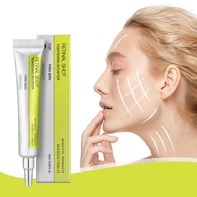 Korean Retinol Vitamin C Hydrating Shot Tightening Booster Face Cream Eye serum Lightening Dark Circles Firming Moisturizer