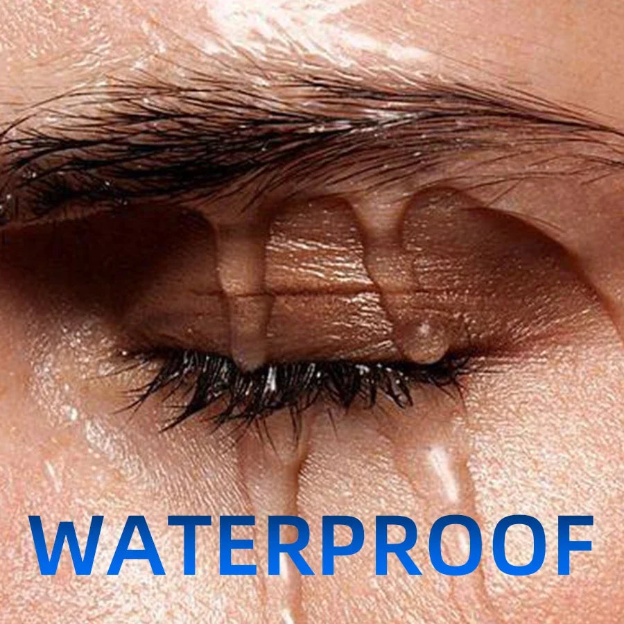 5D Black Waterproof Mascara Lengthens Eyelashes Extension Thick Silk Fiber Mascara Female Makeup Eye Cosmetics Tools for Gifts