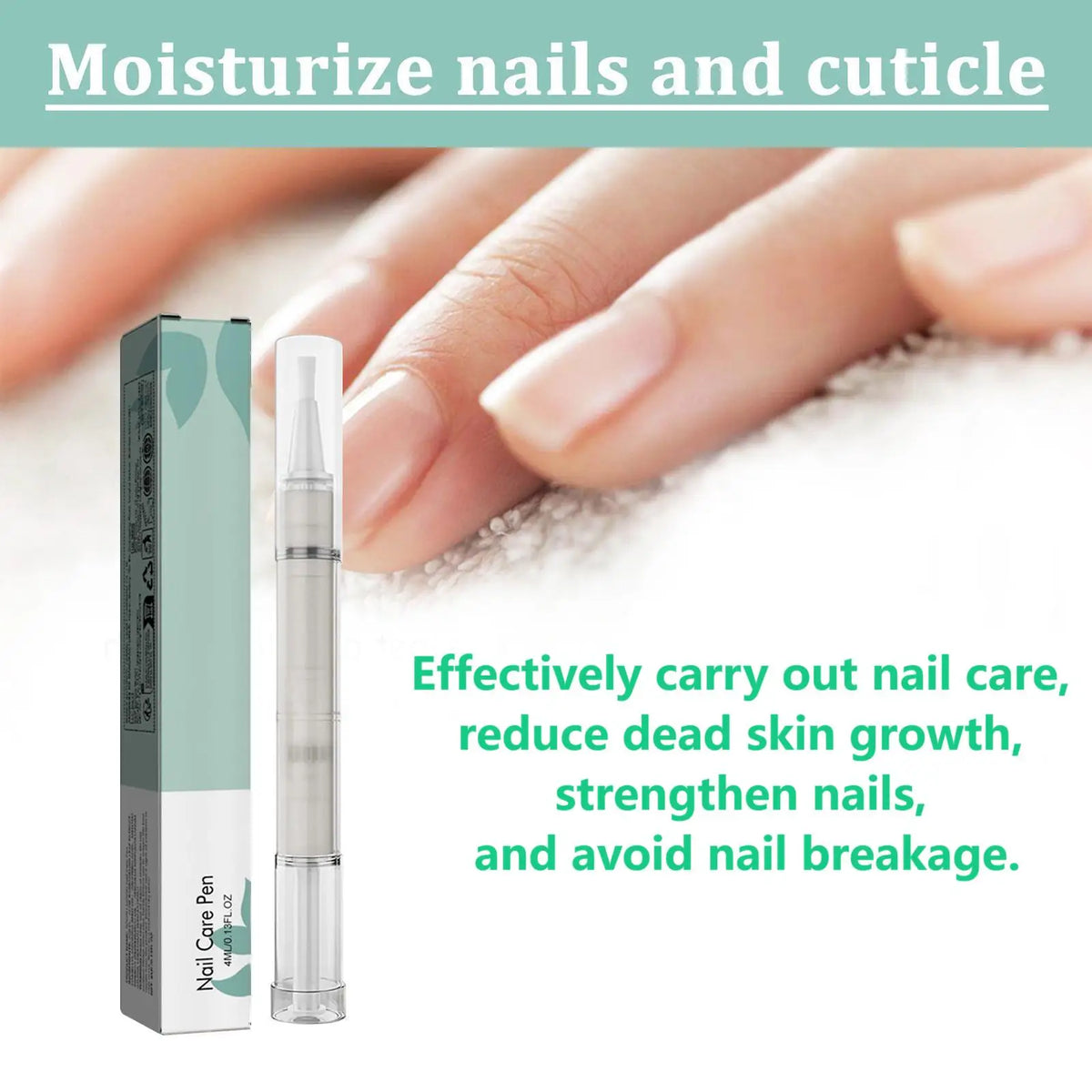 Nail Care Pen Fingernails Toenail Tea Tree Oil for Nails Cuticle Repair Nail Treatment Nail Nutrition Vitamin E Aloe Nail Pen