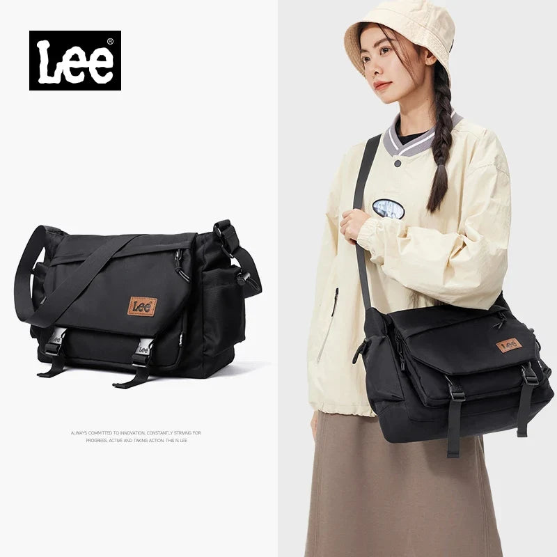 Lee Crossbody Laptop Messenger Bag Waterproof Large Capacity For Women And Men Unisex