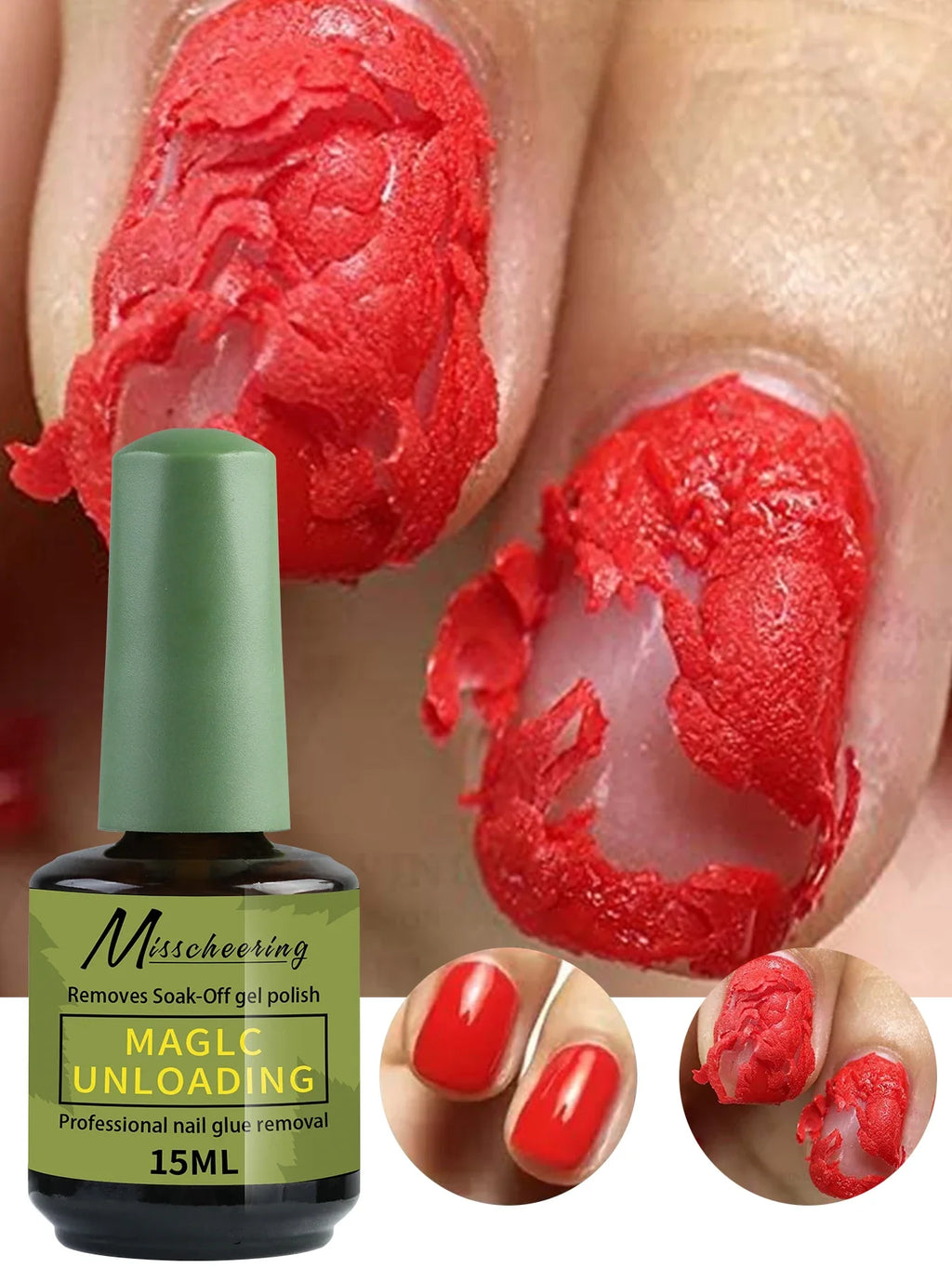 8/15ml Magic Nail Gel Polish For Remover UV LED Gel In 3-5 Mins Quick Burst Removal Semi Permanent Nail Art Varnish