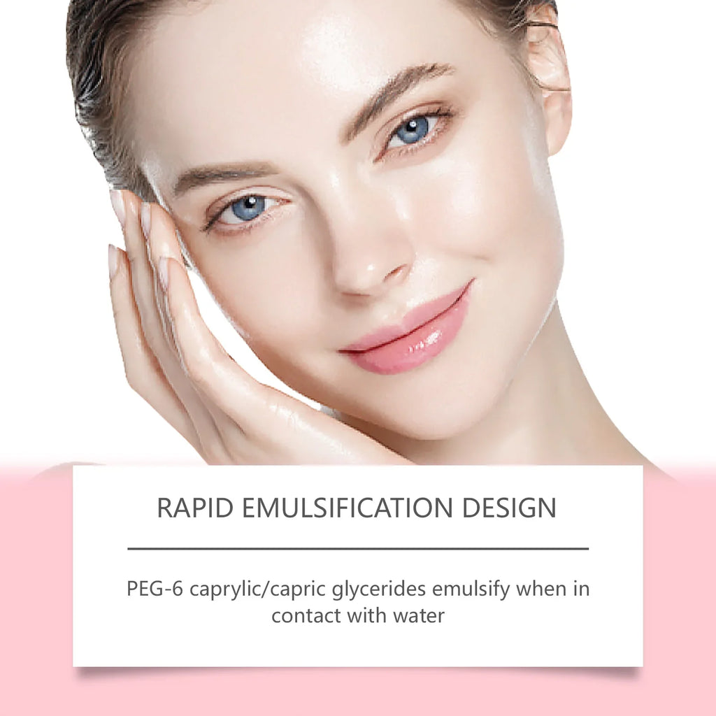 Collagen Makeup Remover Oil Jojoba Oil Makeup Remover Deep Cleansing Pore Dirt Gentle Daily Emulsifying Facial Cleanser Cosmetic