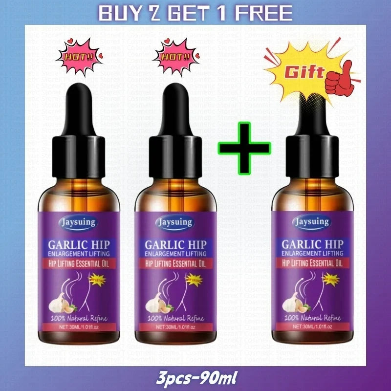 Garlic Buttock Enlargement Essential Oil Buttocks Firming Lifting Shape Massage Growth Increase Tighten Sexy Big Butt Body Care