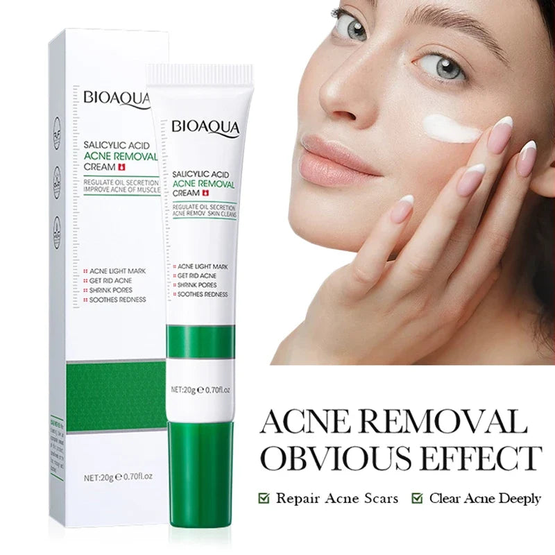 BIOAQUA Salicylic Acid Face Cream Acne Creams Mark Repair Firming Moisturizing Blackhead Remover skincare Facial Cream