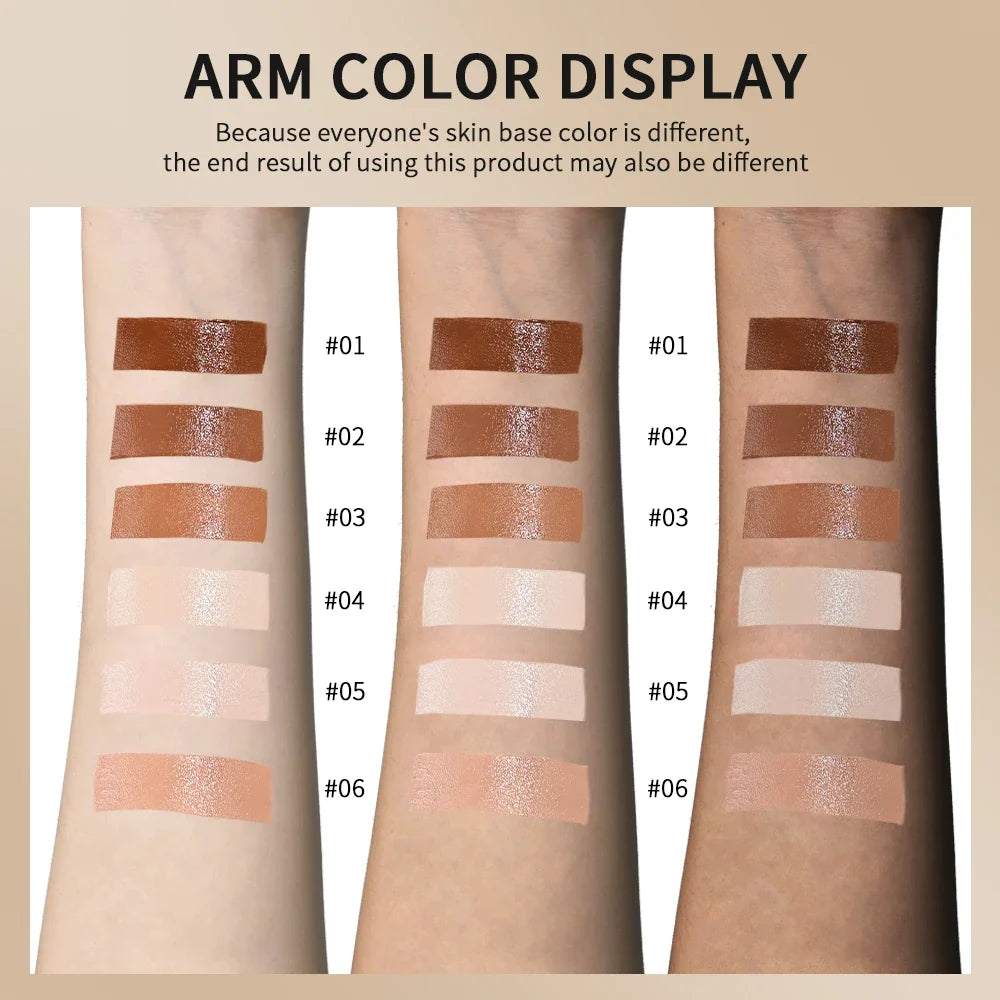 Skin Tint Stick Waterproof Nourishing Solid Tinted Serum Foundation Skin Tint Balm Face Tinted Face Contour Stick Makeup