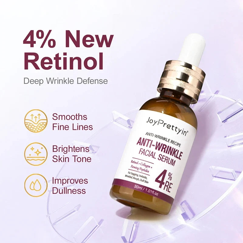 Anti-Wrinkle Retinol Face Serum Collagen Anti-Aging Lifting Firming Hyaluronic Acid Facial Serum Skin Care 30ml