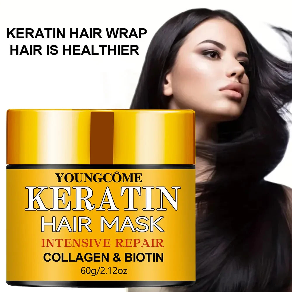 Hair Repairs Hair Mask Biotin Collagen Keratin Treatment Hairs Conditioner Hair Essential Oil Nourishing for Dry Damaged