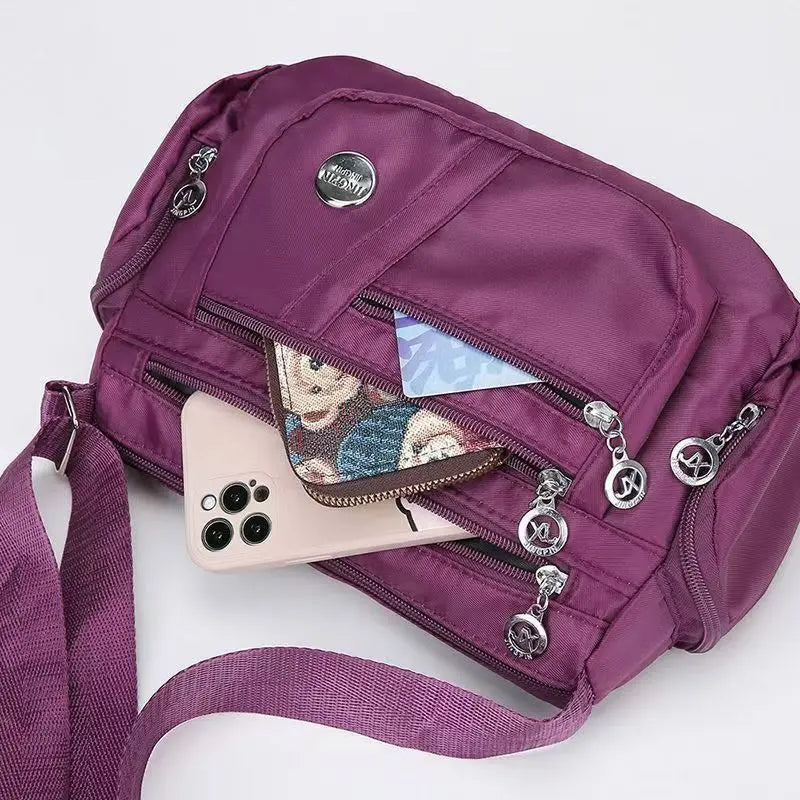 Homefish Women Oxford Waterproof Messenger Bag Crossbody Bag For Women Multifunctional
