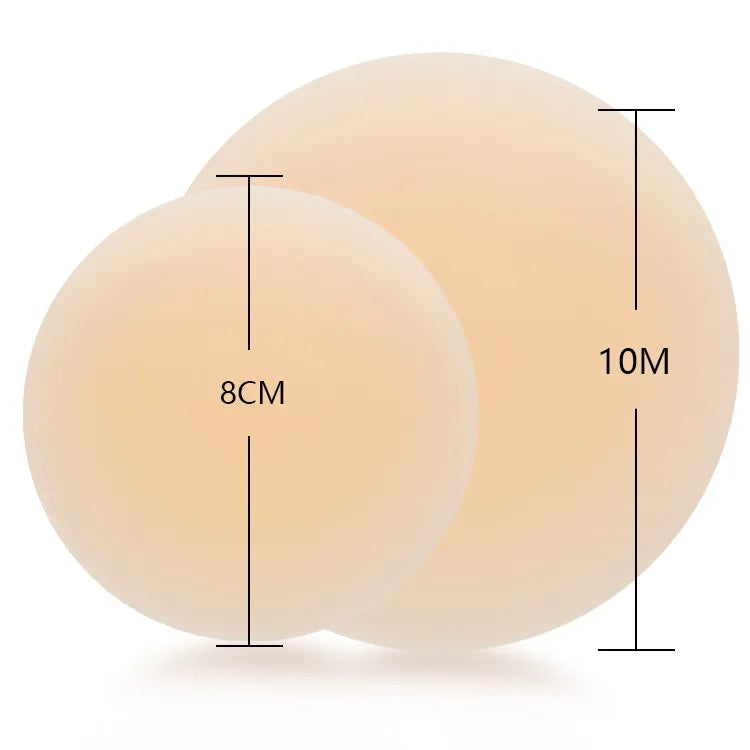 Fashion Silicone Nipple Cover Lift Up Bra Sticker Adhesive Invisible Bras Chest Patch for Women Reusable Chest Breast Petals Pad