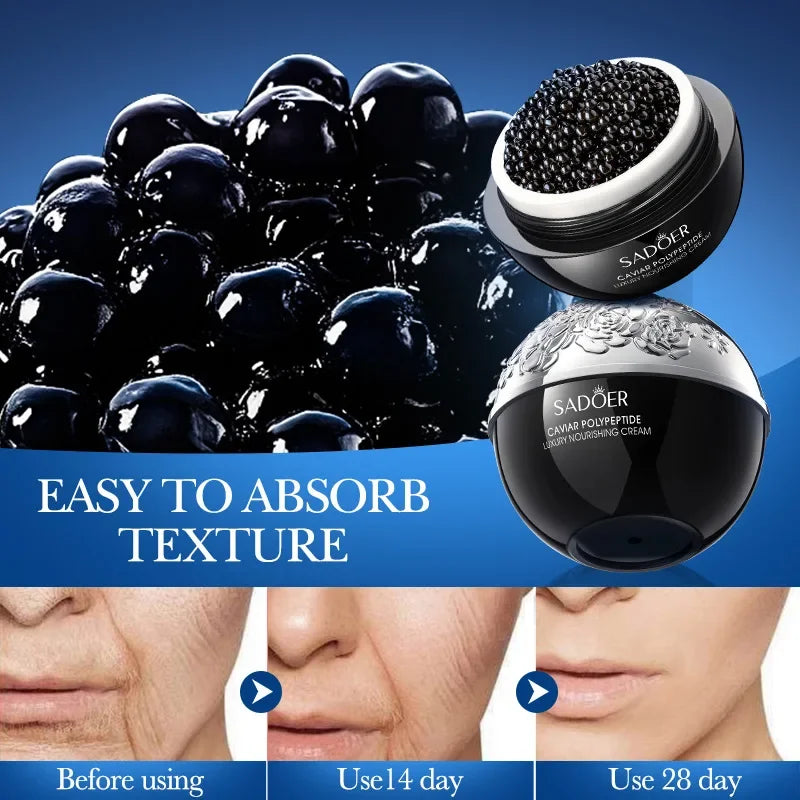 Face Cream Collagen Pearl Firming Lift Fade Fine Lines Caviar Moisturizing Smooth Brighten Korean Skin Care Product