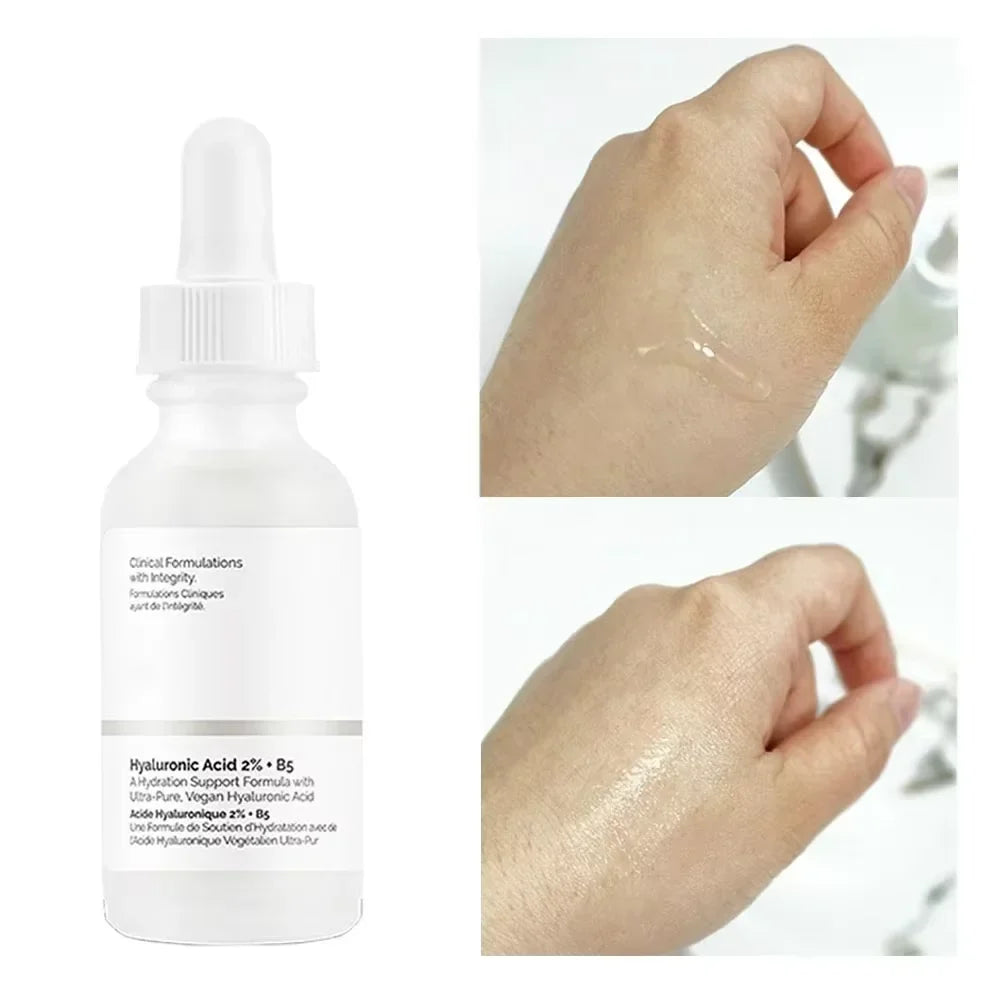 2% Hyaluronic Acid + B5 Serum Moisturizing Nourishing Dry Smooth Face Skin Care Pore Shrinking Moisturizing Serums Skin Care