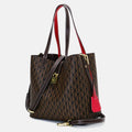 CH Women's PU Crossbody Bag With Letter Print - Large Capacity For Daily Commute And Everyday Use
