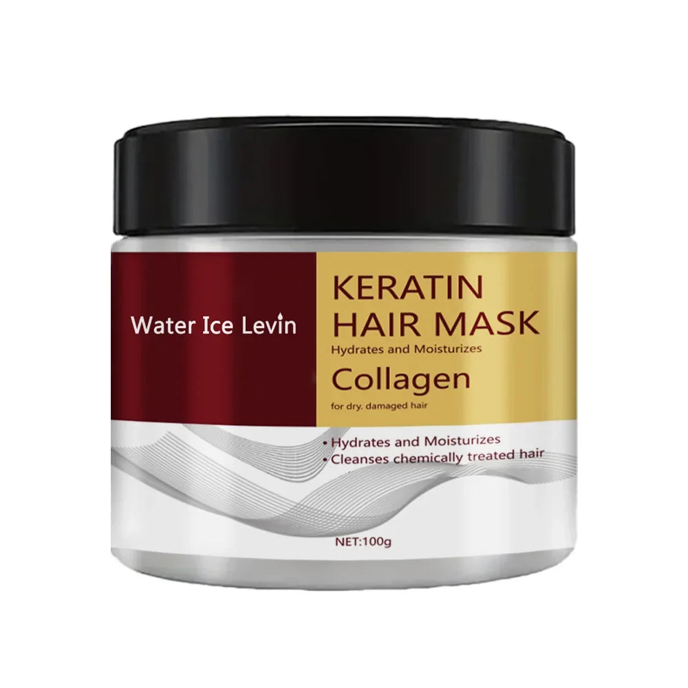 Collagen Keratin Hair Mask Dual Oil Control Moisturizer Conditioner Soft Smooth Frizz Damaged Repair Revitalize Hair Care