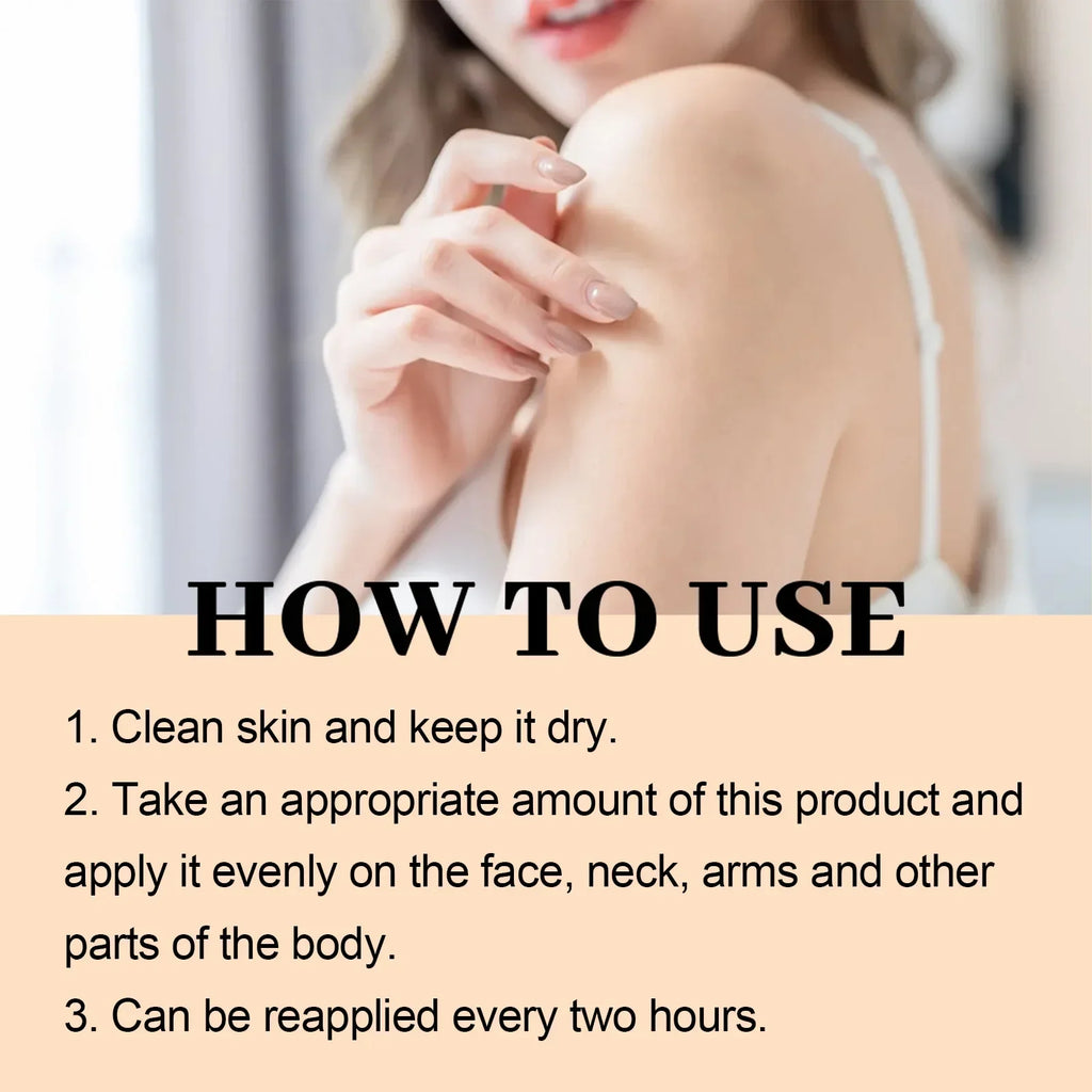 Facial Body Sunscreen Spf100 Anti Sun UV Protector Solar Skin Protective Sunblock Oil-Control Moisturizing Whitening Sun Cream