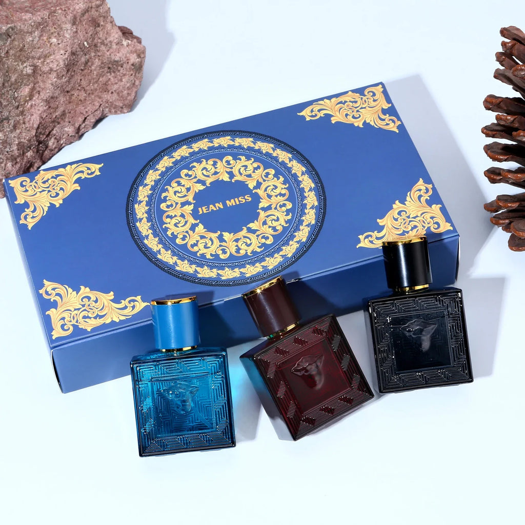 2025new 30ML*3 Perfume Luxury Gift Set Woman Fresh Cologne Woody Eau De Toilette Parfume Floral Scent Lasting Pheromone