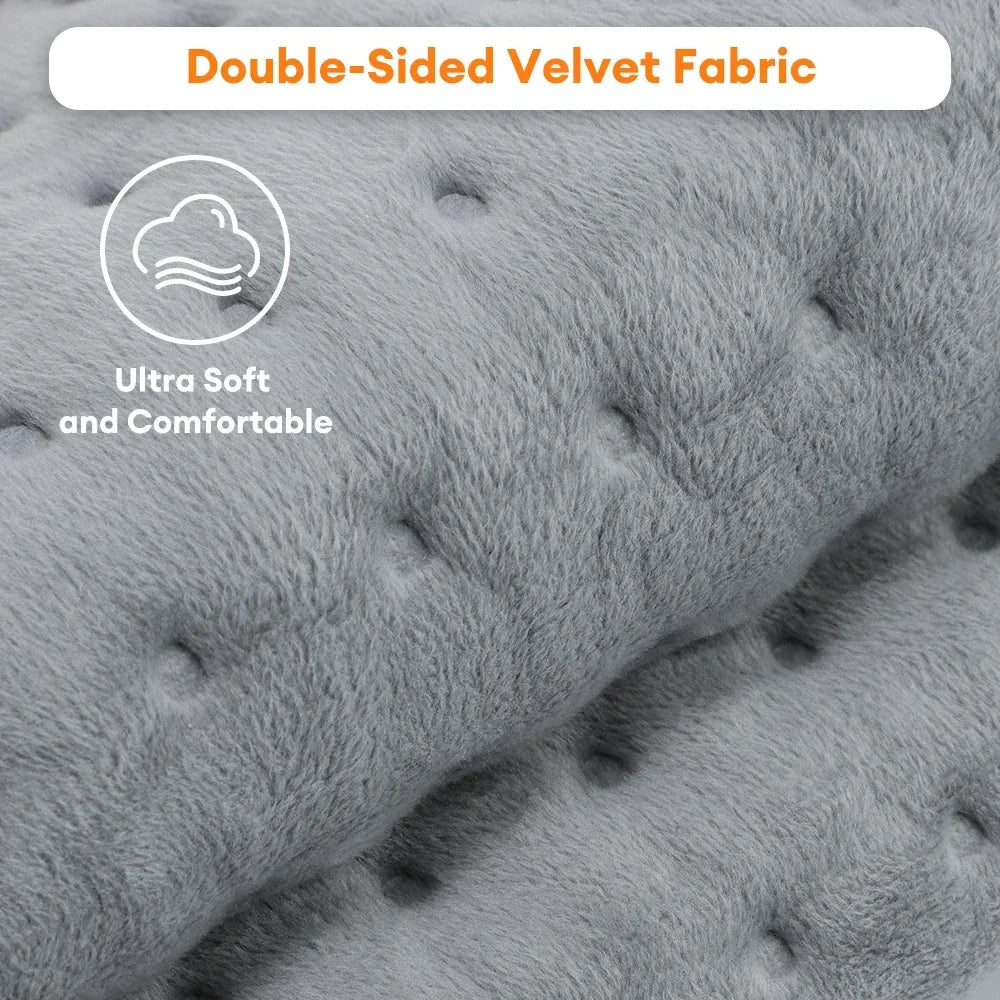 30*60cm Electric Heating Pads for Back Neck Shoulder Home Office Washable Winter Warm Blanket 4 Timer 9 Temperature Control
