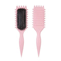 1/2pcs Detangling Candy Brush Curly Hair Scalp Massage Hair Comb with Cleaning Claw Natural Bristles Define Hair Styling Tools