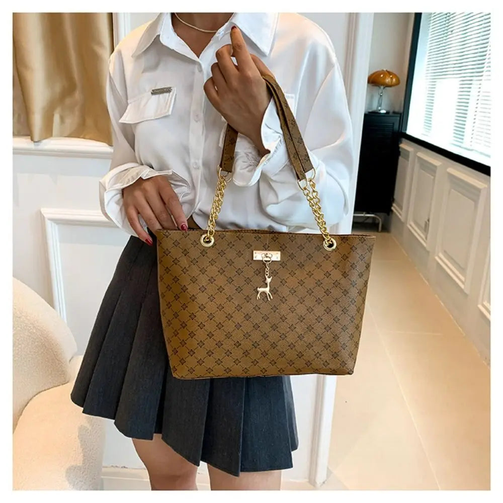 Unbranded Women Tote Bag - Large Capacity Printing Shoulder Bag For Shopping Purse.