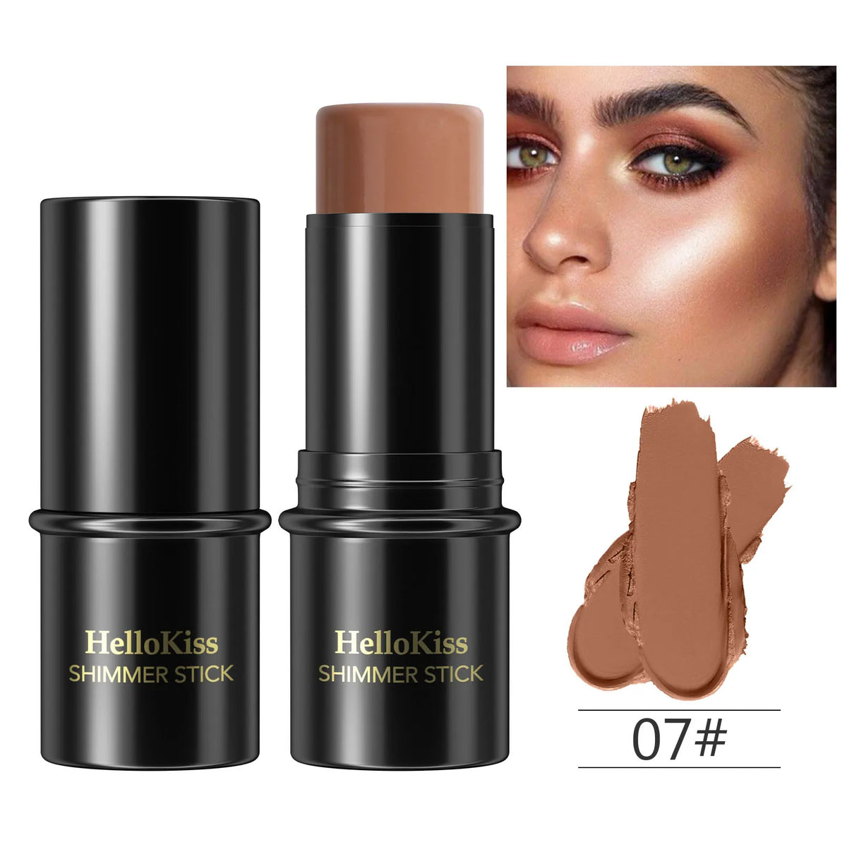 Highlighting&Bronzer Stick Face Brightening Blusher Rouge Concealer Pen Long Lasting Corrector Nose Shadow Contouring Cosmetics