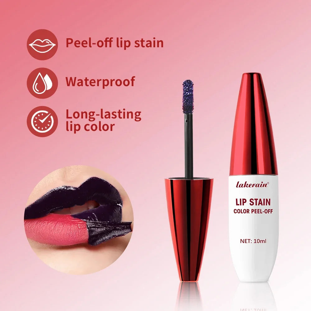 Lip Stain Peel Off 24 Hours Water Resistant Lipsticks Makeup Liquid Lipstick Matte Lipstick for Lips Stick Free Shipping Ink