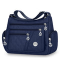 Brandless Square Crossbody Bag For Men And Women Oxford Style Nylon Shoulder Bag