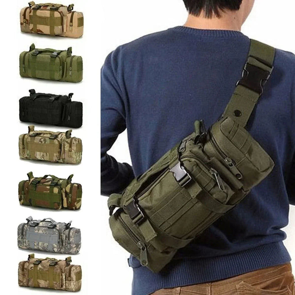 MELORDY Outdoor Waist Pack Chest Bag for Hunting Camping and Hiking - Lightweight Nylon Pouch