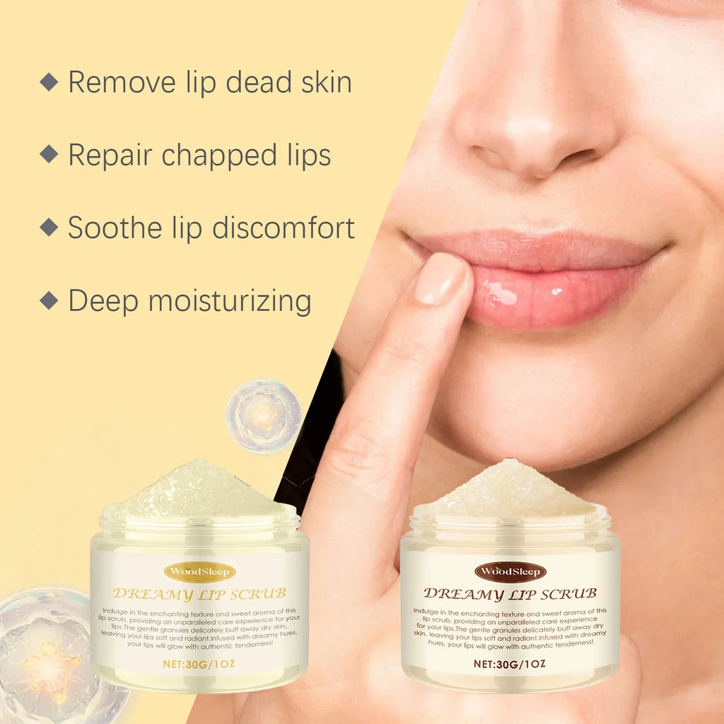 3 in1 Lip Scrub Mask Exfoliating Repairing Lighten Dry Cracked Lines Brighten Moisturizing Nourishing Beauty Plump Lip Treatment