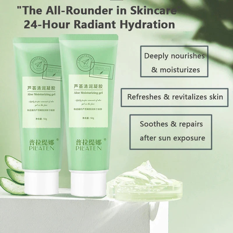 50g Moisturizing Repair Aloe Vera Gel Skin Care Natural Plant Extracts Ance Treatment Mild Soothing Face Care Day Cream Nourish