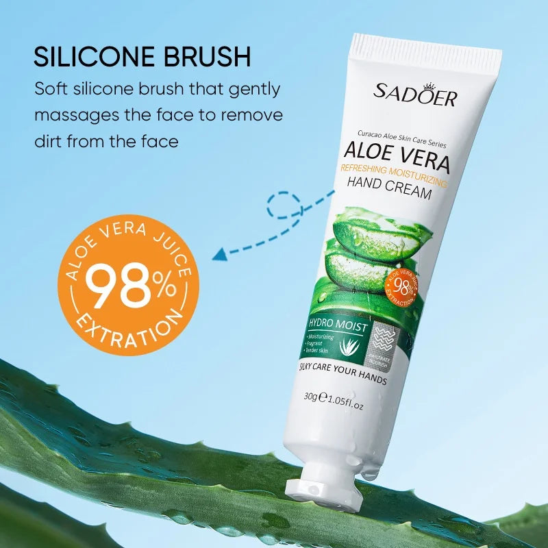 SADOER Aloe Hand Cream for Moisturizing Hydrating Hand Care 30g