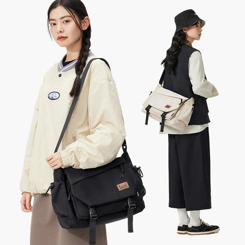 Lee Crossbody Laptop Messenger Bag Waterproof Large Capacity For Women And Men Unisex