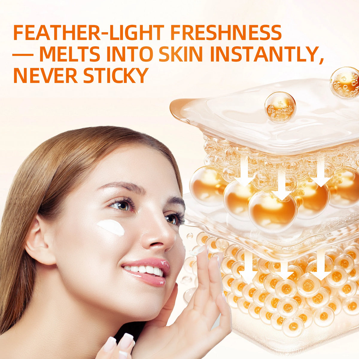 Vitamin C Serum with Hyaluronic Acid – Fast-Absorbing, Deep Hydration, Non-Greasy, 24-Hour Nourishment for Instant Glowing Skin