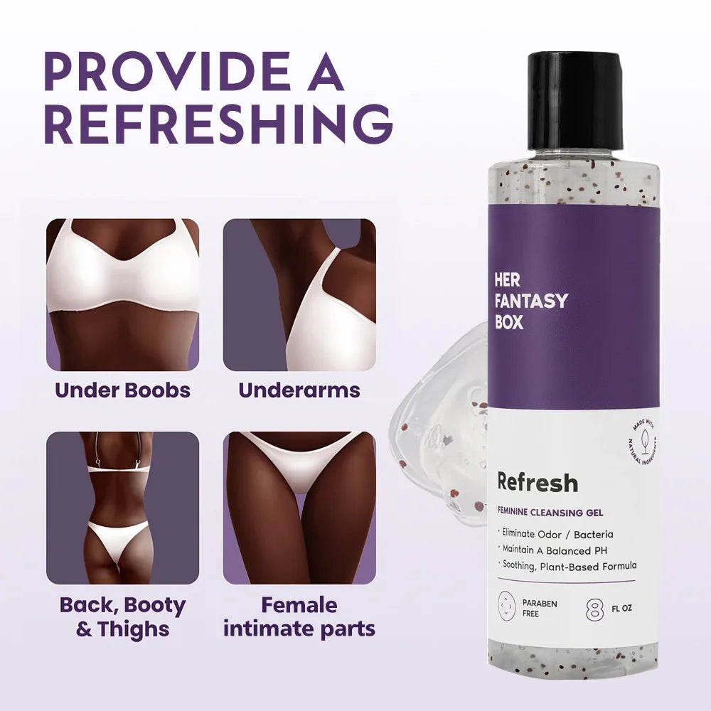 RefreshPH Balance Natural Feminine Body Wash Moisturizes and Refreshes Gentle Cleansing Personal Care