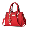 Women's PU Leather Shoulder Bag Casual Messenger Tote Large Capacity Handbag for Everyday Use
