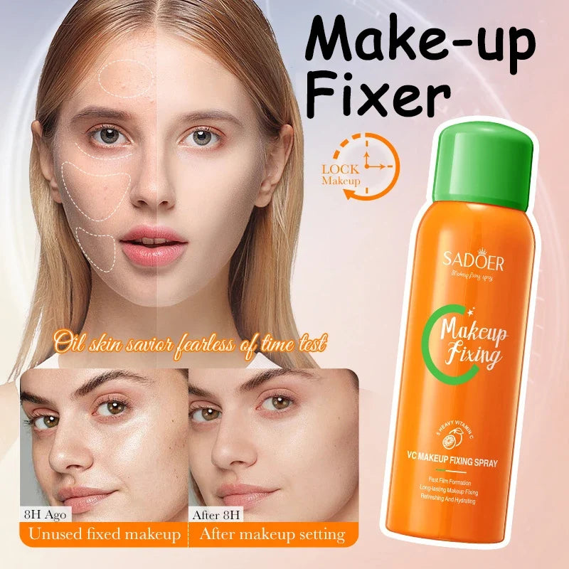 Waterproof Mattifying Setting Spray Long-lasting Glossy Matte Base Makeup Control Oil Non-Sticky Make-up Fixer Spray 150ml