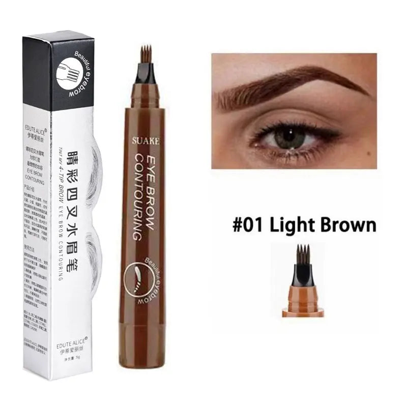 Eyebrow pencil Waterproof Permanent Long Lasting High quality professional makeup for women Cheap Cosmetics Enhancer