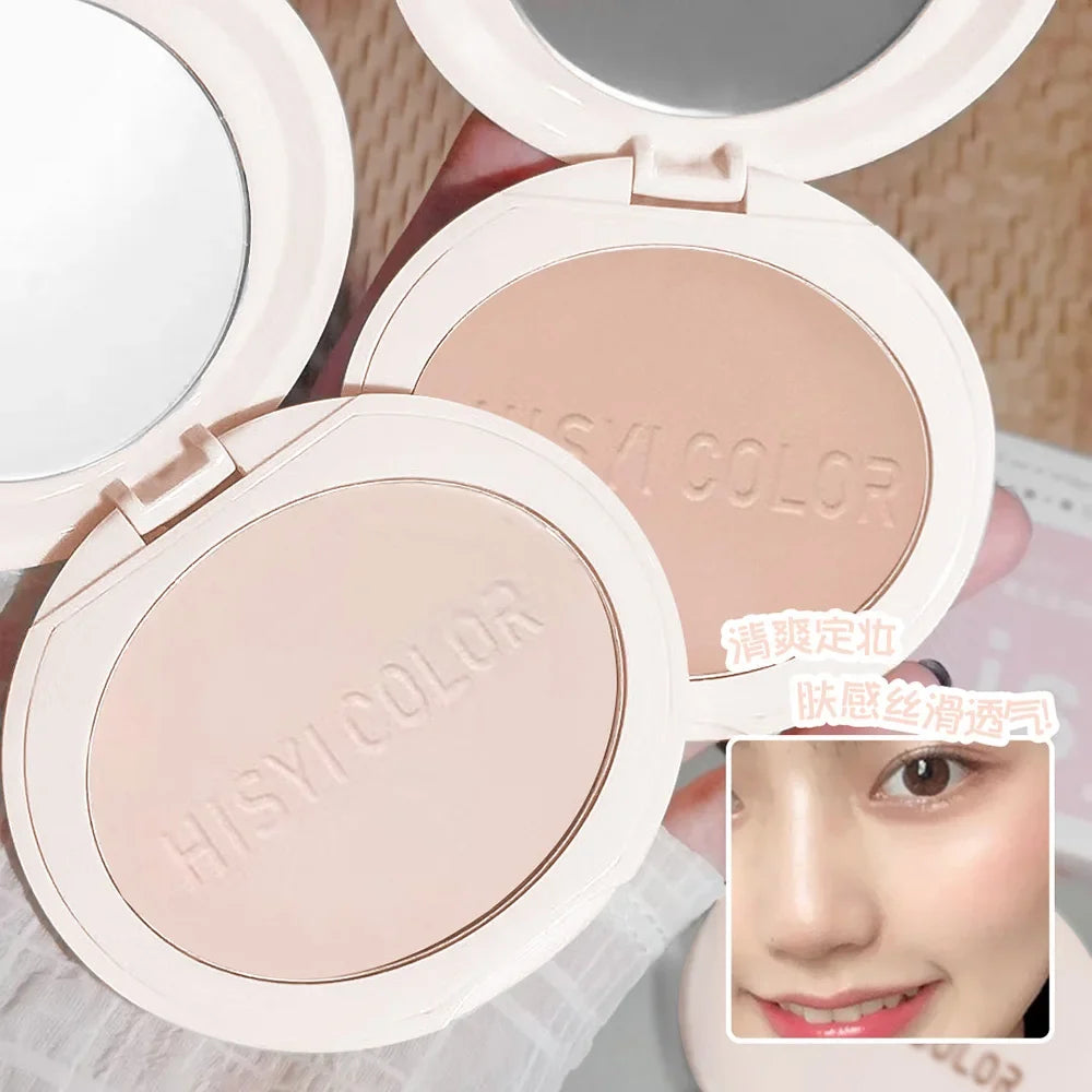 Soft focus fog powder,honey powder,dry powder,makeup,oil control,long-lasting waterproof,concealer,loose powder,biscuit skin