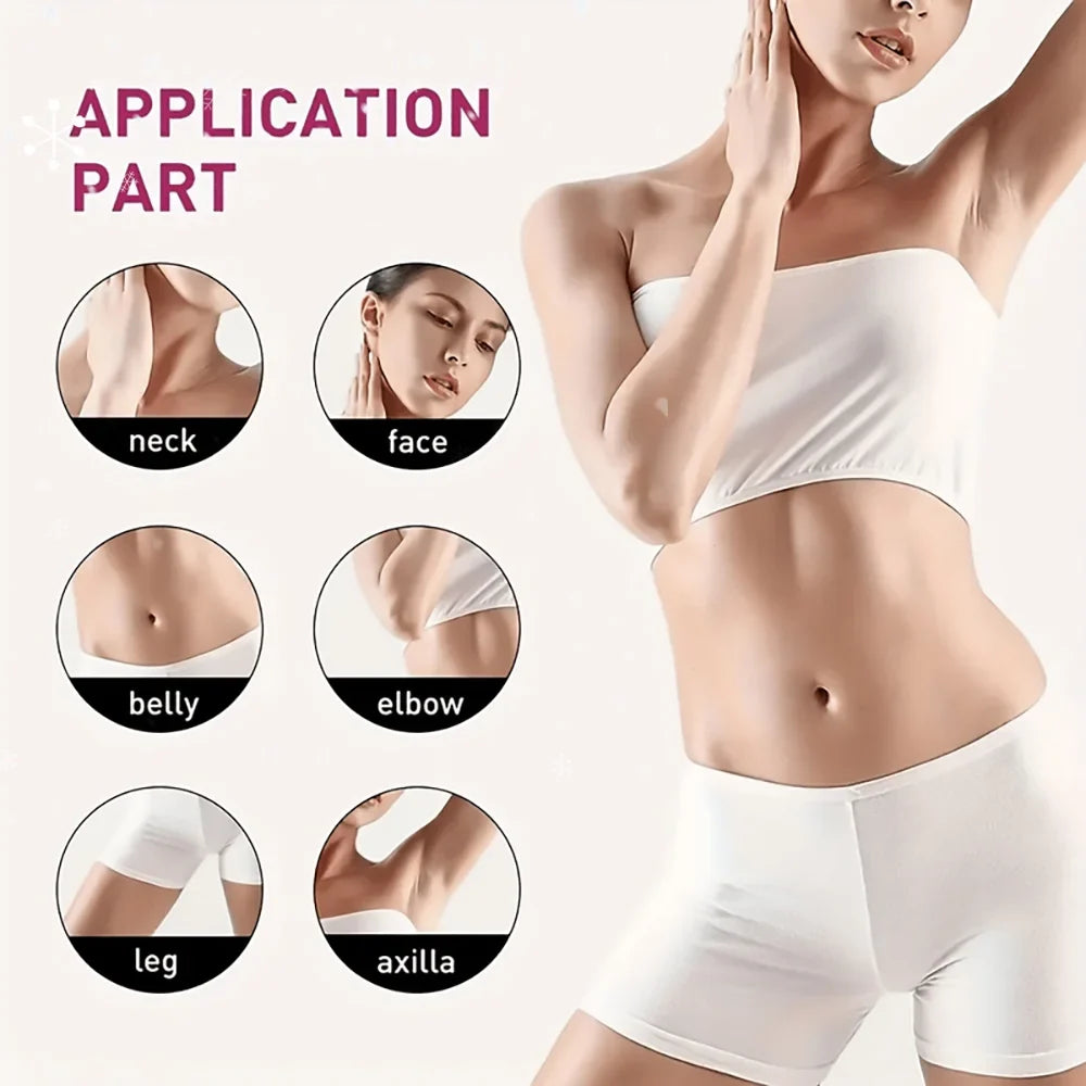 Body Whitening Cream Intimate Areas Underarm Knee Buttocks Private Bleach Remove Melanin Waterproof Brighten Nourish Cream