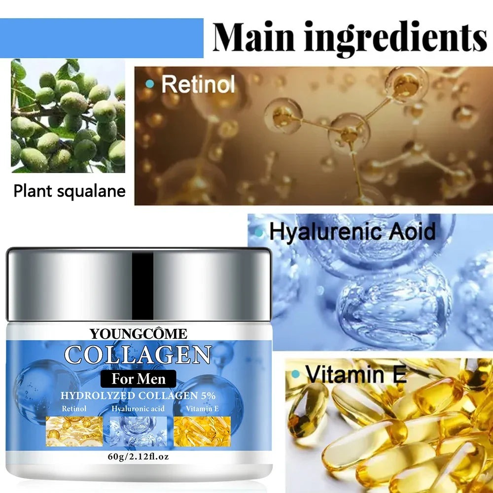 Men's Retinol collagen firming and moisturizing cream Moisturizing Cream Anti-Wrinkle Aging Firming Facial Face Men Skin Care