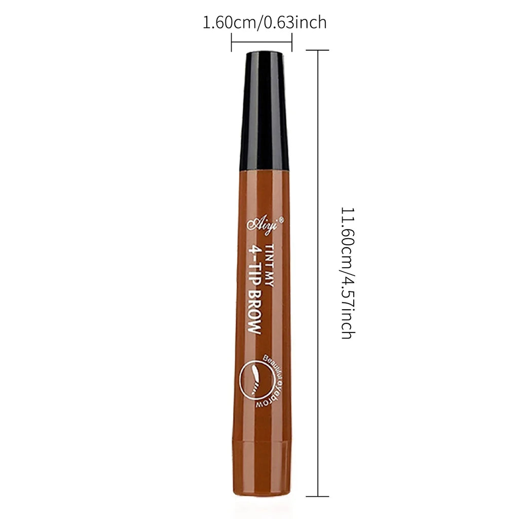 4 fork microblading eyebrow pencil waterproof eyebrow pencil natural long-lasting eyebrow makeup five colors