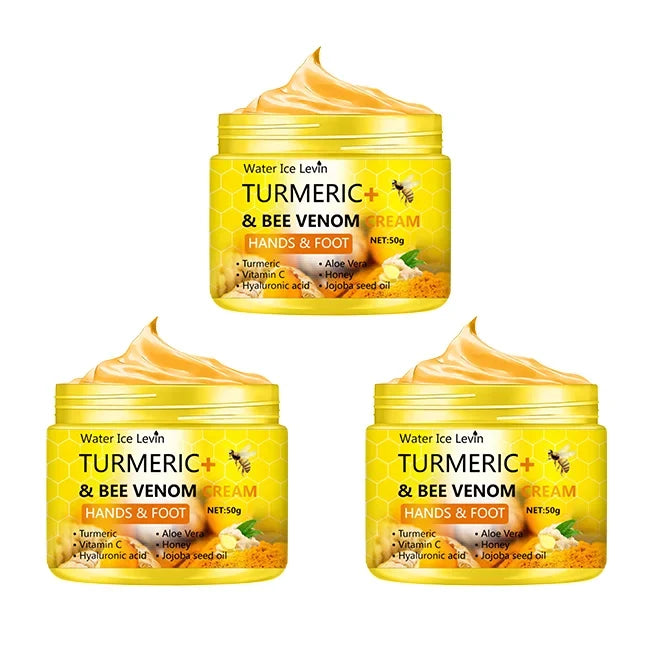 Turmeric Bee Venom Anti-Drying Crack Foot Cream Hand Cracked Repair Skin Removal Care Cream Dead Feet Hand Skin