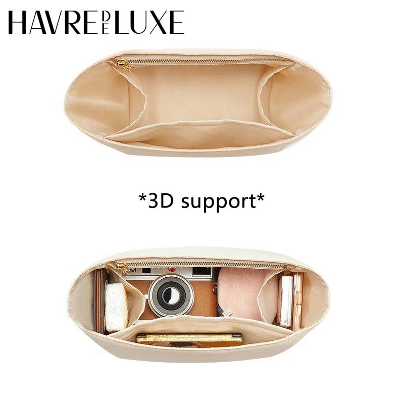 Havredeluxe Bag Organizer Insert For Longchamp Nylon Bag - Lightweight Durable Interior Storage