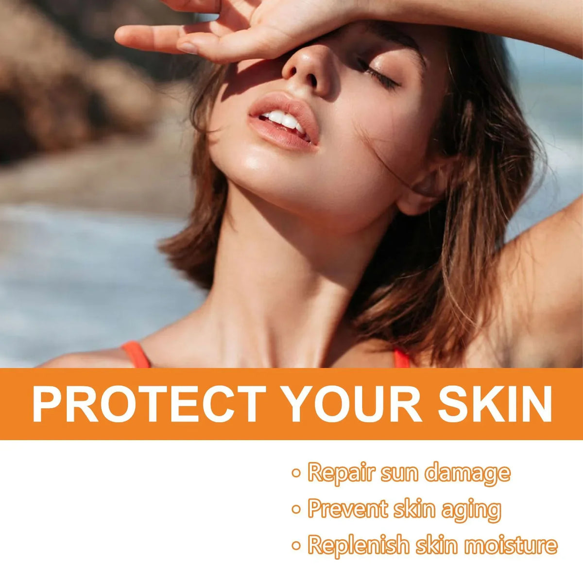 Facial Body Sunscreen Spf100 Anti Sun UV Protector Solar Skin Protective Sunblock Oil-Control Moisturizing Whitening Sun Cream