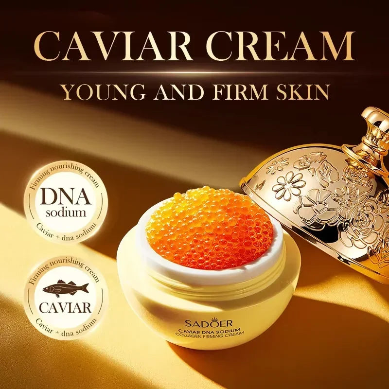 Face Cream Collagen Pearl Firming Lift Fade Fine Lines Caviar Moisturizing Smooth Brighten Korean Skin Care Product
